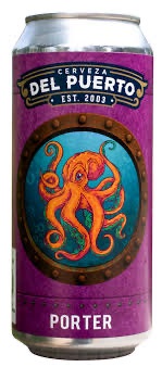 Cerveza del Puerto Porter lata 473ml