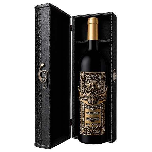 VINO BOTTEGA GRAN RESERVA CARMENERE 750 ML CON ESTUCHE