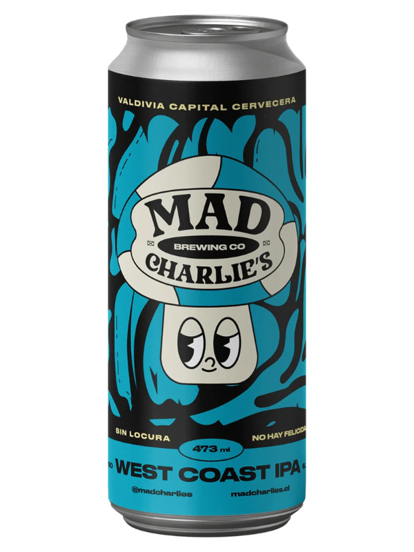 Cerveza Mad Charlies West Coast IPA Lata 473ml