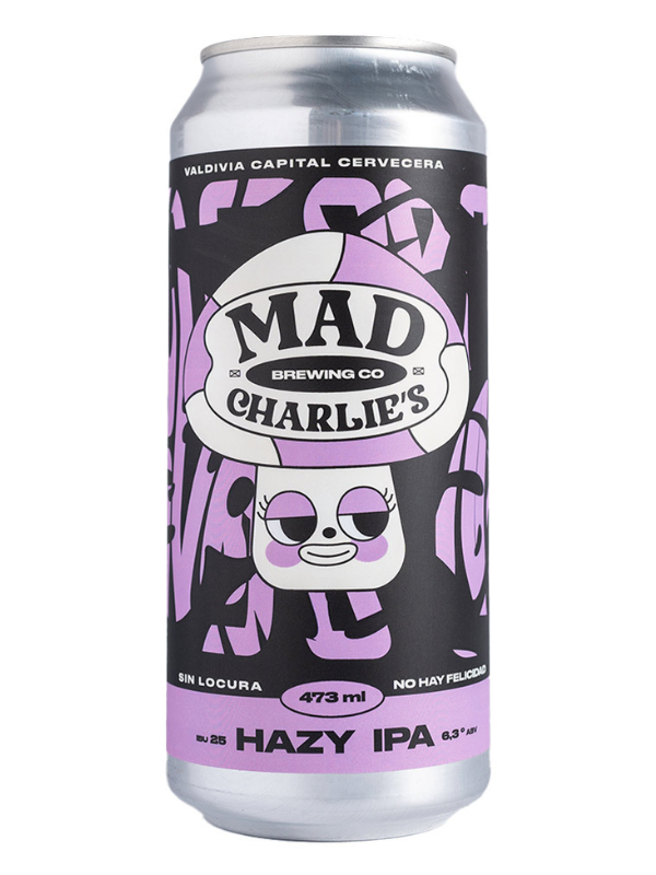 Cerveza Artesanal Mad Charlies Hazy IPA Lata 473ml